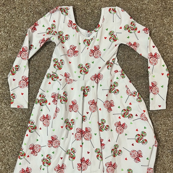 11/12 Wild Rich Kids Christmas Twirl Dress